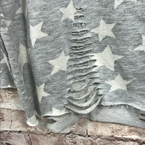 Sack’s Simple Life Star Print Shirt XL Distressed - Picture 5 of 10